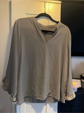 Banana Republic Gray Tunic Blouse